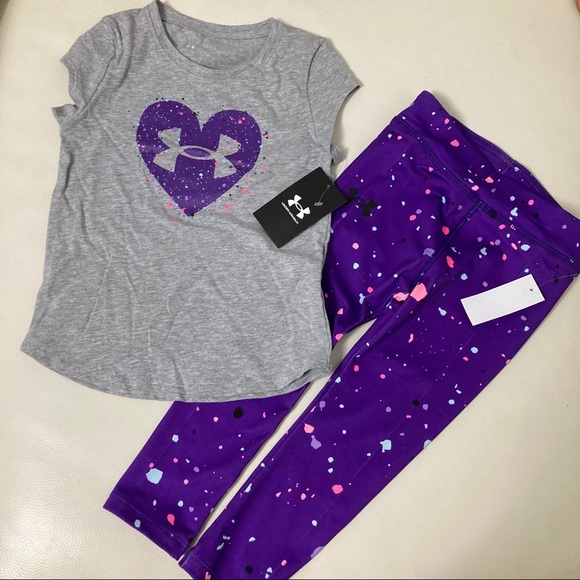 Under Armour Other - Under Armour purple heart paint sprinkled 4011